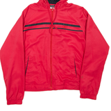 REEBOK Mens Jacket Red Hooded S