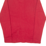 TOMMY HILFIGER Mens Jumper Red High Neck Tight Knit M