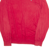 TOMMY HILFIGER Mens Jumper Red Tight Knit XL