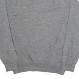 POLO RALPH LAUREN Slim Fit Mens Jumper Grey Tight Knit Wool 2XL