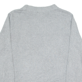 TOMMY HILFIGER Womens Jumper Grey Tight Knit L