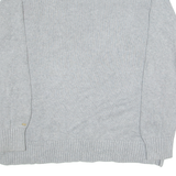 TOMMY HILFIGER Womens Jumper Grey Tight Knit L