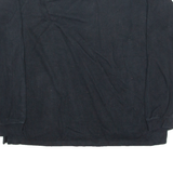 TOMMY HILFIGER Mens Jumper Black V-Neck Tight Knit M