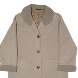 VINCI Womens Overcoat Coat Grey Wool UK 6