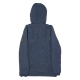 EST. 1972 Faux Fur Trim Mens Parka Coat Blue Hooded S