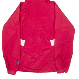 COLUMBIA Womens Jacket Red Hooded Colourblock M