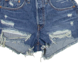 LEVI'S 501 Womens Denim Shorts Blue XS W26