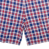 TOMMY HILFIGER Mens Casual Shorts Blue Check M W30