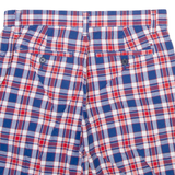 TOMMY HILFIGER Mens Casual Shorts Blue Check M W30