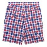 TOMMY HILFIGER Mens Casual Shorts Blue Check M W30