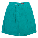 TRAVERSE Womens Corduroy Shorts Blue XS W26