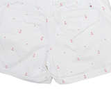 TOMMY HILFIGER Anchor Womens Casual Shorts White Spotted M W30