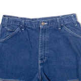 DICKIES Carpenter Mens Denim Shorts Blue M W34