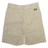 DICKIES Mens Cargo Shorts Beige M W32