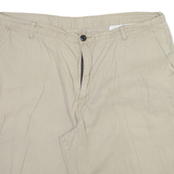 DICKIES Mens Casual Shorts Beige Relaxed Check XL W40