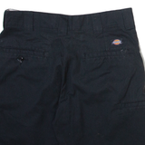DICKIES Mens Workwear Shorts Black Relaxed M W30