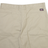 DICKIES Mens Workwear Shorts Beige Relaxed XL W38