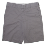 DICKIES Mens Workwear Shorts Grey Relaxed M W34
