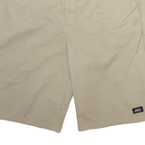 DICKIES Mens Workwear Shorts Beige Relaxed XL W38