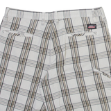DICKIES Mens Casual Shorts Beige Check M W34