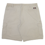 DICKIES Mens Cargo Shorts Beige Relaxed XL W38