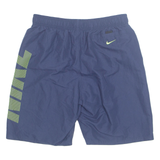 NIKE Mesh Lined SPORTS Mens Swimming Shorts Blue M W30