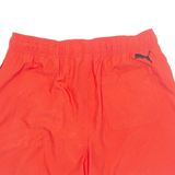 PUMA Mesh Lined Sport Mens Swimming Shorts Red L W32
