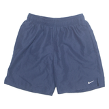 NIKE Mesh Lined Sports Mens Swimming Shorts Blue S W26