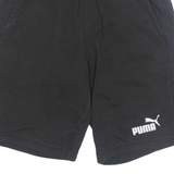 PUMA Mens Sports Shorts Black S W26