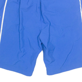 NIKE Mesh Lined Sports Mens Swimming Shorts Blue L W30