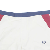 FRED PERRY Womens Sports Shorts Cream 90s M W32