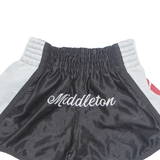 MACKEREL Muay Thai Middleton Mens Sports Shorts Black XS W20