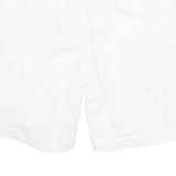 NIKE Womens Sports Shorts White UK 18 W32