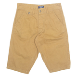 KANGOL Mens Chino Shorts Brown XS W28