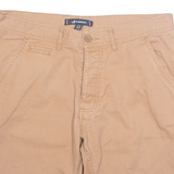 KANGOL Turn Up Mens Chino Shorts Brown M W33