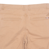 KANGOL Turn Up Mens Chino Shorts Brown M W33