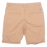 KANGOL Turn Up Mens Chino Shorts Brown M W33
