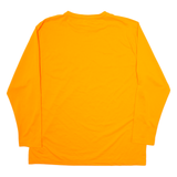 DICKIES Mens T-Shirt Orange Long Sleeve XL