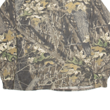 SASKWATCH Mossy Oak Mens T-Shirt Green Long Sleeve 2XL