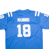 NFL Mens Football Shirt Jersey Blue USA V-Neck Nylon 2XL