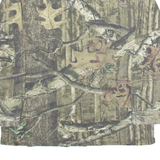 BREAK UP INFINITY Camouflage Mens T-Shirt Green Long Sleeve Button Neck L