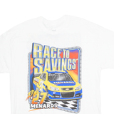 ANVIL Racing Savings Mens T-Shirt White XL