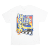 ANVIL Racing Savings Mens T-Shirt White XL