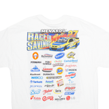 ANVIL Racing Savings Mens T-Shirt White XL