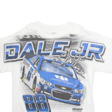 HENDRICK Dale Jr Mens T-Shirt White XL