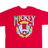 CAROLINA COLLECTION Mickey Mouse Mens T-Shirt Red ONE SIZE