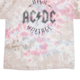 ACDC Mens Band T-Shirt Beige L