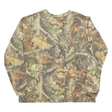 LIBERTY Mens T-Shirt Brown Long Sleeve 3XL