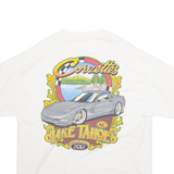 ALSTYLE Lake Tahoe Corvette Club Mens T-Shirt Cream USA XL