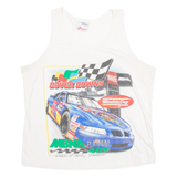 COMPETITORS VIEW Dover Downs Mens Vest White Sleeveless USA L